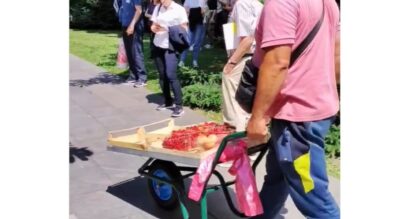 Pokretni štand u centru grada: Banjalučanin voće prodaje iz tačaka VIDEO