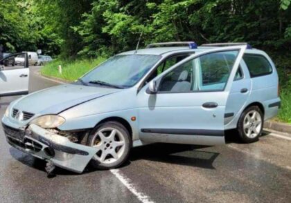 Saobraćajna nesreća u Banjaluci: Automobil proklizao, pa udario u drugi