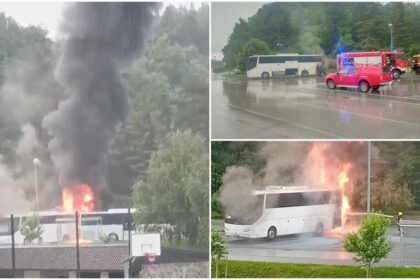 Drama u Krapini: Zapalio se autobus koji je na izlet prevozio djecu