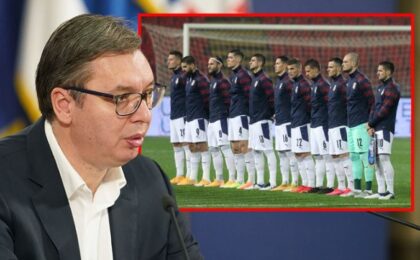 Vučić podržao fudbalere Srbije: Da pobijedimo, pa na Nijemce, da se “igramo”