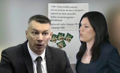 Prijeteća poruka za Vulićevu i Nešića: “Od noža i klanja niko pobjego nije” FOTO