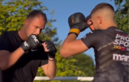 Stanivuković ušao u ring! Izdržao pred pesnicama MMA šampiona VIDEO