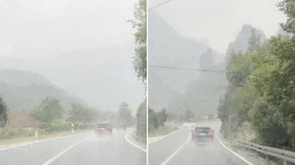 Veliko nevrijeme na putu Mostar – Jablanica: Padaju snažna kiša i grad VIDEO