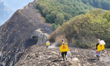 Vatrena stihija jenjava: Ugašen požar na dvije ključne lokacije u NP Sutjeska FOTO