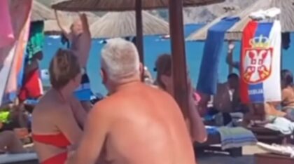 Na kraju se završilo bez fizičkog nasilja: Srbi pjesmom “otjerali” Albance sa crnogorske plaže VIDEO