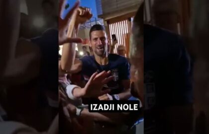 Hit scena poslije Novakovog ulaska u finale: “Izađi, Nole” VIDEO