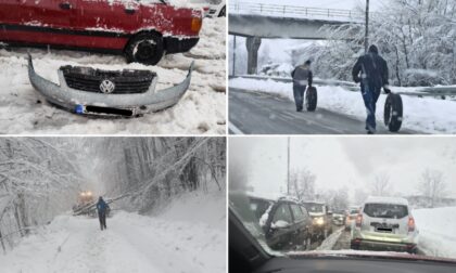 Nije samo snijeg! Na banjalučkim ulicama ovih dana neobične scene zbog nevremena FOTO