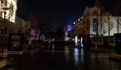 Centar Banjaluke i večeras u mraku FOTO