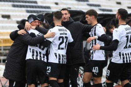 Partizan slavio protiv OFK Beograd: Crno-bijeli upisali prvi trijumf u proljećnom dijelu šampionata