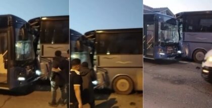 Direktan sudar autobusa: Vozač zaspao za volanom, ima povrijeđenih VIDEO