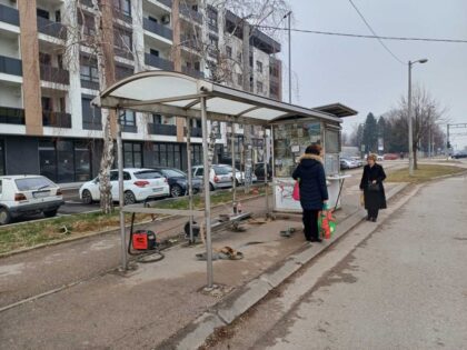 Građani, oprez: U toku popravka autobuskih nadstrešnica u Banjaluci